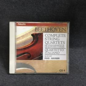 贝多芬 弦乐四重奏 CD4  飞利浦  CD     碟片  外国唱片  光盘  （个人收藏品) 绝版
