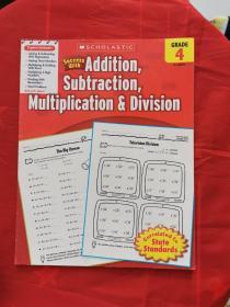 Scholastic Success with Addition, Subtraction, Multiplication & Division: Grade 4