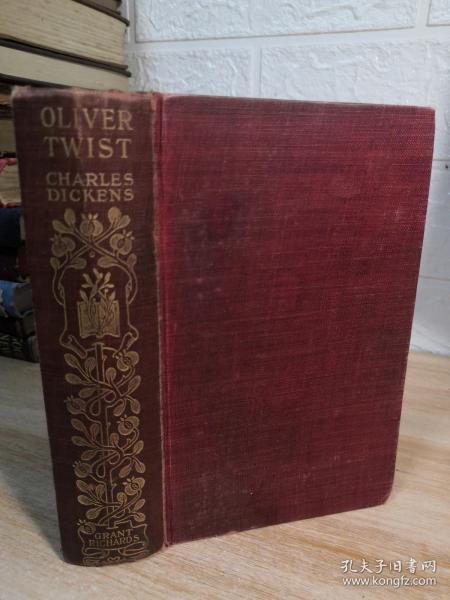 有签名 THE ADVENTURES OF OLIVER TWIST BY CHARLES DICKENS 雾都孤儿 狄更斯