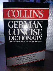 The Collins German Concise Dictionary 英文德文原版-《柯林斯德语简明词典》