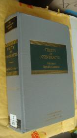 CHITTY ON CONTRACTS （Volumes 2，Specific Contracts） 英文原版 16K革面精装 优质圣经纸印制 较重