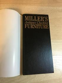 1991 Furniture (Miller's Antiques Checklist) By Judith Miller 口袋版 含300余张彩色照片 由古董专家朱迪斯·米勒收集的美国、英国和欧洲的特色古董家具