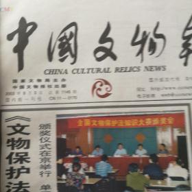 中国文物报(2003年5月28日一12月31日手工合订本)
