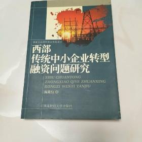 西部传统中小企业转型融资问题研究