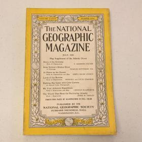 （从美国发货）national geographic美国国家地理1939年7月太阳系，环球航行，落基山野生动物，南极科考