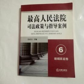 最高人民法院司法政策与指导案例6：婚姻家庭卷