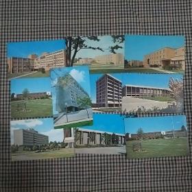 十张世界著名大学现代建筑明信片