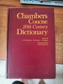 钱伯斯 20世纪字典 Chambers Concise 20th Century Dictionary