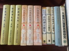 中国佛教史（精装本、全三册； 任继愈主编）1997年印本、  私藏本；书品详参图片及描述所云