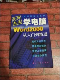 Word 2000从入门到精通