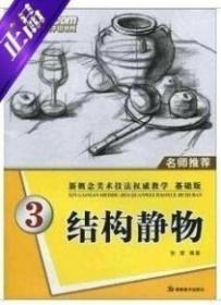 【精装 正品】新概念美术技法权威教学基础版结构静物3 绘画基础入门