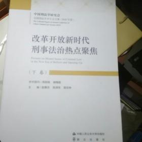 改革开放新时代刑事法治热点聚焦（下卷）