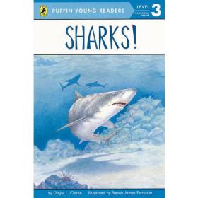 Sharks! (Level-3) 鲨鱼！（企鹅儿童分级读物-3）9780448458229