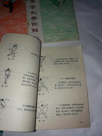 甲组男子长拳图解 甲组女子长拳图解 甲组刀术图解 甲组剑术图解  4本