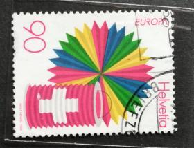 外国邮票（欧罗巴）：瑞士邮票1998 EUROPA Stamps - Festivals and National Celebrations节日和民族庆祝活动1套1枚