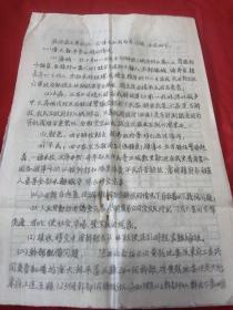 解放初陕西东府～兹将最近东府的一些情况和干部等问题分述如下：蒲城、大荔、朝邑、平民四县的情况，4页