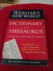 WEBSTERS NEW WORLD DICTIONARY AND THESAURUS 英文原版