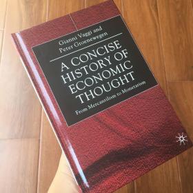 A concise history of economic thought 经济思想简史 精装 英文原版