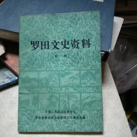 罗田文史资料﹙第一辑﹚