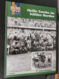 原版1958世界杯硬精画册