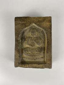 秦汉时期砖雕释迦牟尼佛坐像