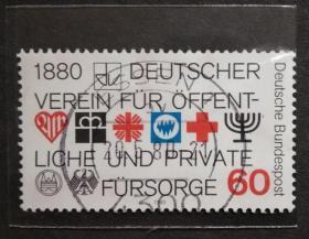 德国邮票（福利）：1980 The 100th Anniversary of the Welfare福利一百年 1套1枚