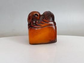 清代老蜜蜡印章