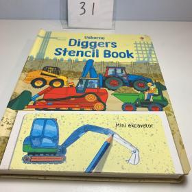 Diggers Stencil Book