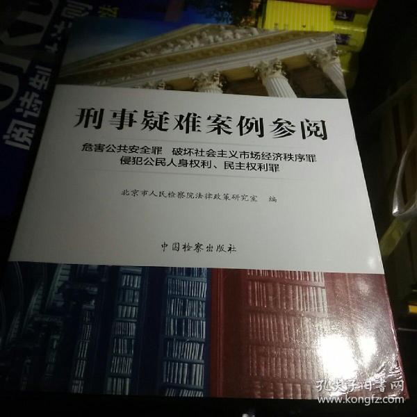 刑事疑难案例参阅：危害公共安全罪·破坏社会主义市场经济秩序罪·侵犯公民人身权利、民主权利罪