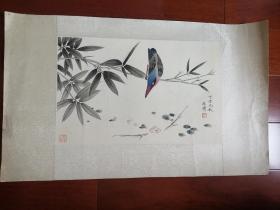 著名画家于非闇：精裱镜片花鸟画