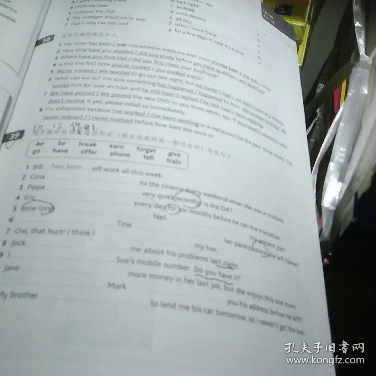 剑桥中级英语语法练习(第四版中文版)(剑桥英语在用丛书)