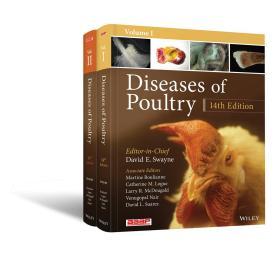 预订2周到货 Diseases of Poultry: 2 Volume Set  英文原版  家禽疾病学 家禽疾病诊治 家禽饲养与疾病防治