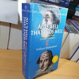 终成眷属 All’s Well That Ends WellThe Complete Works经典英语文库第六辑英文原版名著纯英文读本