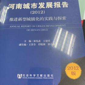 河南蓝皮书·河南城市发展报告：推进新型城镇化的实践与探索（2012版）