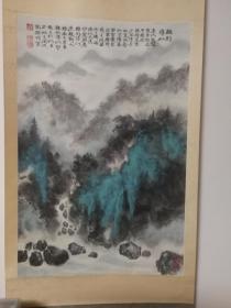 无锡乡贤，著名画家陶太湖陶揆均山水画作品。