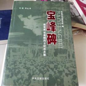 宝峰碑 赵宝成 石澹峰烈士纪念文集