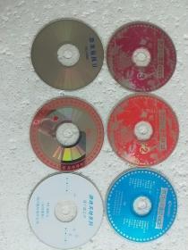 6碟游戏光盘:游戏VCD雷霆至尊版(2、3)+游戏VCD超级至尊版+恐龙危机‖+99拳王+武士道之刃