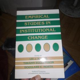 Empirical Studies in Institutional Change