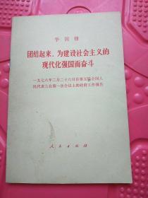 华国锋团结起来为建设社会主义的现代化强国而奋斗