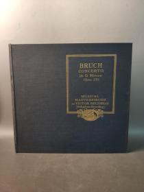 1455 .日本回流黑胶唱片      布鲁赫G小调第一小提琴协奏曲  一组4个，保存完好，直径29厘米