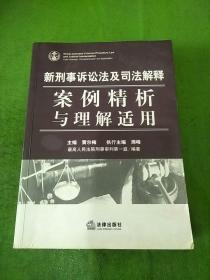 新刑事诉讼法及司法解释 案例精析与理解适用