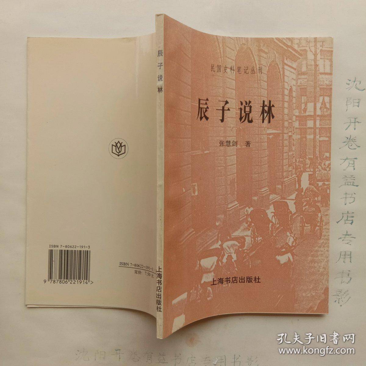 辰子说林  民国史料笔记丛刊