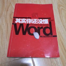 其实你还没懂Word