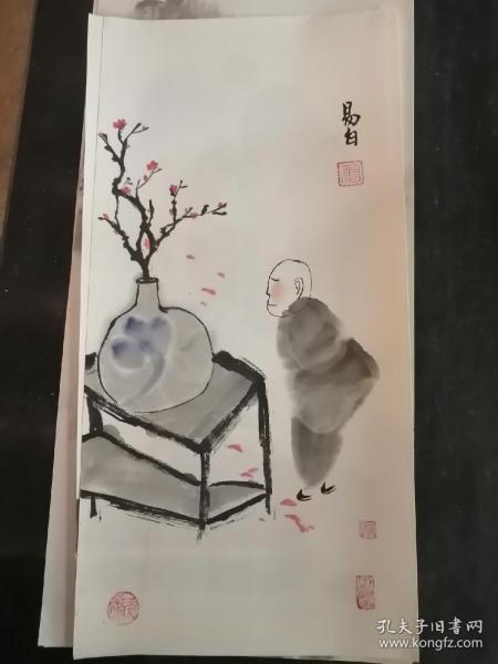 北京画家易白人物画