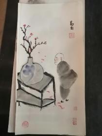 北京画家易白人物画