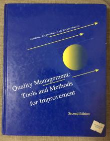 Quality Management: Tools and Methods for Improvement