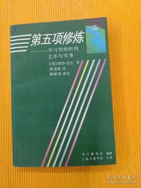 第五项修炼：学习型组织的艺术与实务