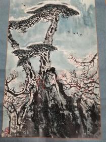 刘宝纯 国画 镜心尺寸 长：97cm 宽：48cm 4.28平方米 作者简介 刘宝纯 1932年生于山东省荣成市 现为中国国家画院院委 研究员 山东省文联名誉主席 山东省美协名誉主席 山东画院名誉院长 一级美术师 美国休斯敦大学客座教授 美国帕沙迪娜艺术研究中心客座教授 历任中国画研究院院委 中国美协理事 山东画院院长 山东省文联副主席
