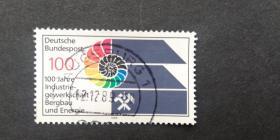 德国邮票（工业）：1989 The 100th Anniversary of the Industrial Union工业联盟成立100周年 1套1枚