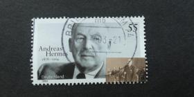 德国邮票（人物）：2003 Upright Democrats - Andreas Hermes民主人士-安德烈亚斯·爱马仕（Andreas Hermes） 1套1枚
